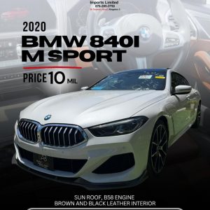 2020 BMW 840i MSPORT (Newly Imported)